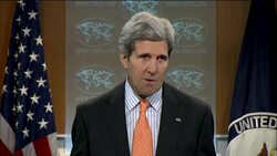 Secretary of State John Kerry is urging the Syrian opposition to attend a conference next week in Switzerland aimed at finding a political resolution to the civil war there, which has claimed more than 120,000 lives. (Jan. 16) News Clip