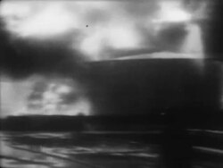 Israel Sets Fire to Suez Oil Supplies Stock Footage