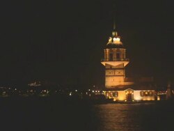 "Tower Girl" Historical BUilding Stock Footage