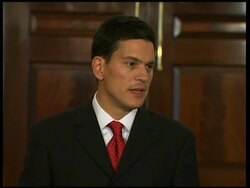 US Sec of State Clinton presser with British For Min, hostages comment News Clip