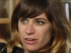 Nicole Atkins Interview (clip 3) Stock Footage