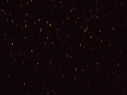 HD SLOW MOTION: Snowing At Night Stock Footage