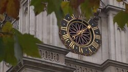 Westminster Abbey clock tower bell ringing News Clip