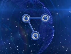 Network Share World - Loop Stock Footage