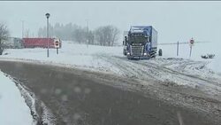 Snow causes travel chaos in Scotland News Clip