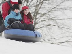 Winter Fun Stock Footage