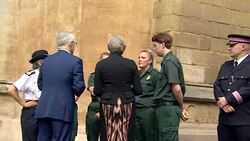 May and Turnbull Talk to London Bridge Paramedics News Clip
