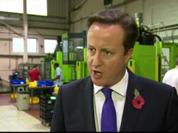 David Cameron GDP Grab News Clip
