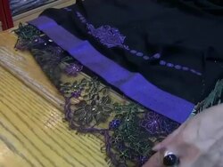 Emirati Traditional Clothing Store Stock Footage