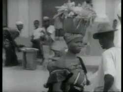 Kumasi, West Africa.  1939 Stock Footage