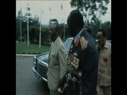 SYND 2 8 75 IDI AMIN MARRIES SARAH KYOLABA IN KAMPALA News Clip