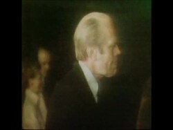 SYND 25 11 74 FORD RETURNS FROM FAR EAST AND RUSSIA TRIP News Clip