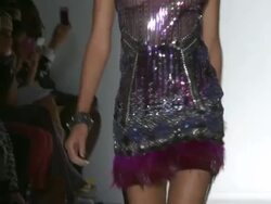 EVENT CAPSULE CLEAN - Falguni and Shane Peacock -  Spring 2014 Mercedes-Benz Fashion Week Stock Footage