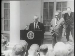 President Lyndon B. Johnson appoints Thurgood Marshall as Supreme Court Justice in Washington, D.C. News Clip