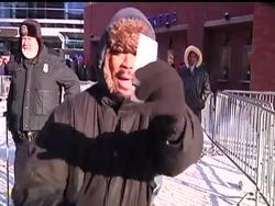 The 12-degree temperature didn't stop hundreds of fans from lining up hours before free tickets to Monday night's football game between the Minnesota Vikings and the New York Giants became available at 9 a.m. at Detroit's Ford Field. News Clip