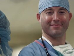 CU PAN Portrait of doctors in hospital / Edmonds, Washington, USA Stock Footage