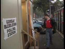 WALES: CARDIFF: REFERENDUM ON NATIONAL ASSEMBLY News Clip