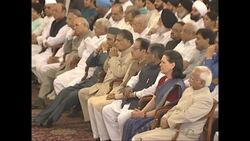 +4:3 Profile of Indian presidential candidate Pranab Mukherjee News Clip