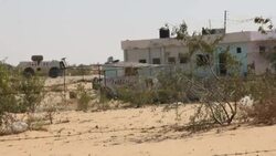 Checkpoint where gunmen killed 16 Egyptian soldiers; protest News Clip