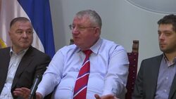 Serbian nationalist leader Seselj says he won't be at appeals hearing News Clip