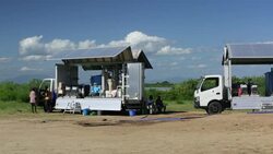 In mid January 2015, a three day period of excessive rain brought unprecedented floods to the small poor African country of Malawi. It displaced nearly quarter of a million people, devastated 64,000 hectares of land, and killed several hundred people. This Stock Footage