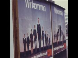 SYND 08/11/1970 SCENES OF THE GENERAL ELECTIONS IN FRANKFURT, GERMANY News Clip
