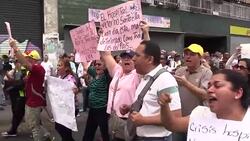 CLEAN : Health workers protest in Venezuela against state neglect News Clip