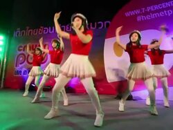 Crayon Pop Performs in Bangkok, Thailand Stock Footage