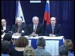 ISRAEL: RUSSIAN FM IVANOV MEETS PM NETANYAHU News Clip