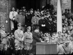 Men from the WA who voluntarily go to war take an oath  Stock Footage
