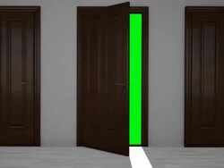 Wooden doors Stock Footage