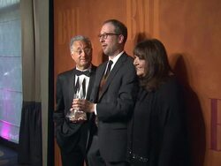 Del Bryant, Doreen Ringer Ross, Rolfe Kent at Composer Rolfe Kent Receives BMI's Richard Kirk Award At The BMI Film & Television Awards Stock Footage
