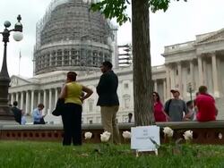 DC Reaction to Charleston Shooting Stock Footage