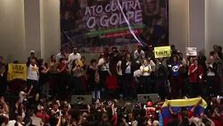 CLEAN : This struggle has no end date says Rousseff at Sao Paulo rally News Clip