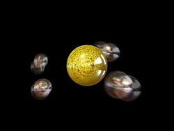 Atom and Electrons Stock Footage