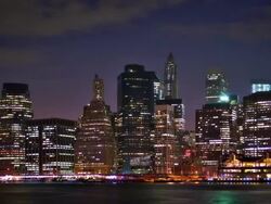 Manhattan downtown Stock Footage