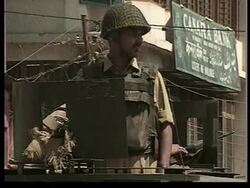 Security on streets of Srinagar Instructional Video