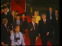 Hong Kong - Clinton on state visit News Clip
