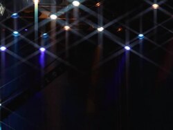 Colored spotlights at concert. Stock Footage