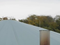 Detail of a biogas plant Stock Footage
