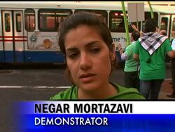 Iranians in Washington, D.C. protested Iran's disputed election results Monday and gave their thoughts to the AP on the situation in their home country News Clip