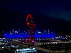 2012 Olympic Closing Ceremony at Olympic Stadium on August 12, 2012 in London, England, Restriction to read: UK Broadcast OUT (Footage by WireImage Video/Getty Images) Stock Footage