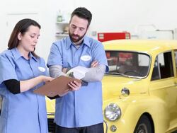 Vintage Cars Stock Footage