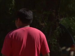 Migrant Worker In Red Shirt Stock Footage