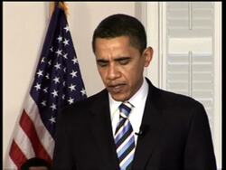 Senator Obama talks about Hillary Clinton's position on Iraq war News Clip