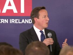 SPEECH - David Cameron says the USA and Britain should play to their strengths, compliments the USA on its fracking success at The GREAT Tech Awards Announcement in NYC Stock Footage