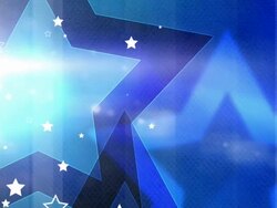 Vibrant Colourful Stars Background Loop - Blue (Full HD) Stock Footage