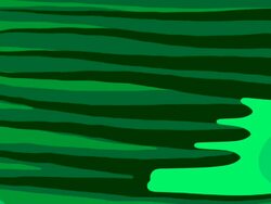MORPHOGENETIC FLUX : horizontal - green (LOOP) Stock Footage
