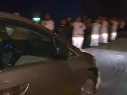 ATMOSPHERE Alabama made Odyssey at Honda's 1 Millionth US Export on 12/11/12 in Port Hueneme, CA  Stock Footage