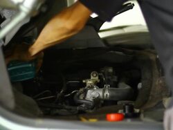 Pouring engine oil Stock Footage